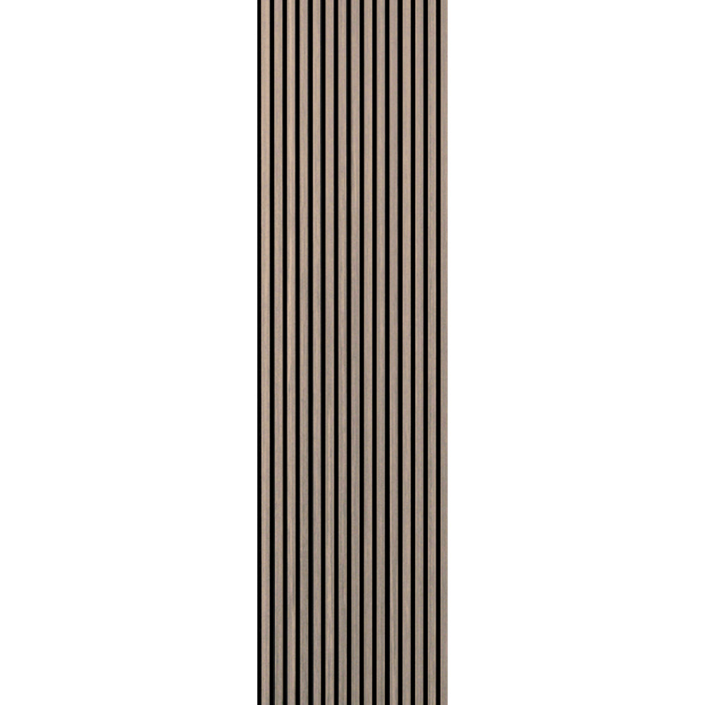 Portland 240 x 60cm Acupanel Walnut Acoustic Slat Wall Panel Image 2