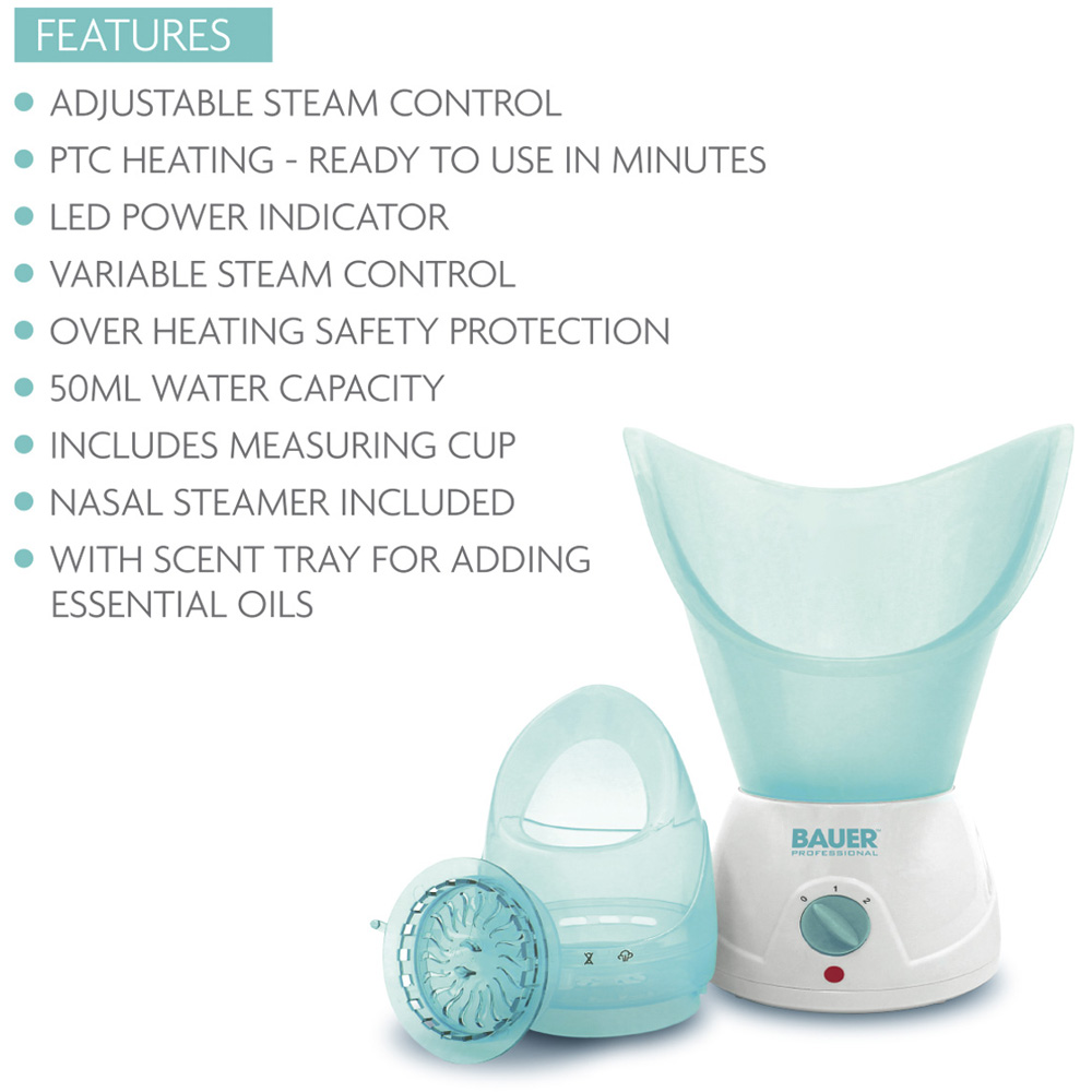 Bauer Professional Facial Sauna and Inhaler Image 5
