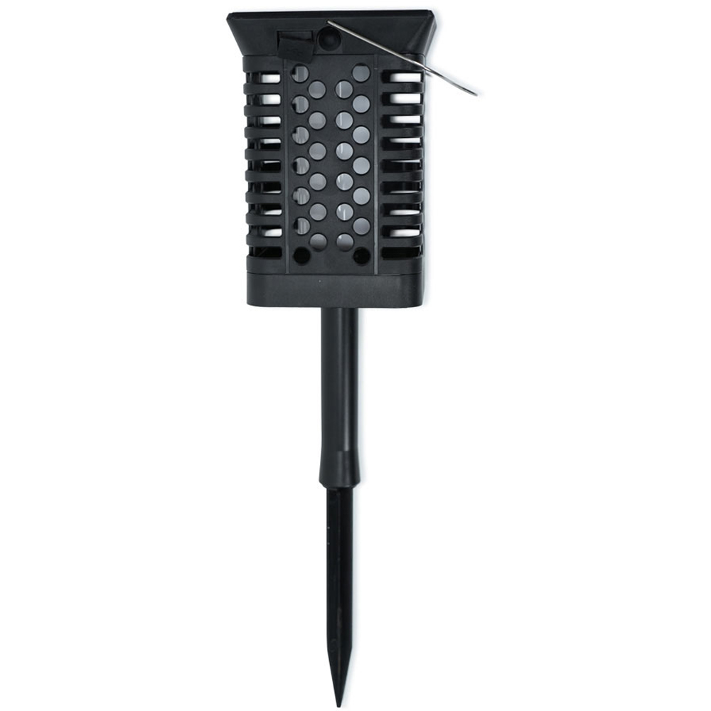 ValueLights Black Solar Outdoor Lantern Stake Light Image 1