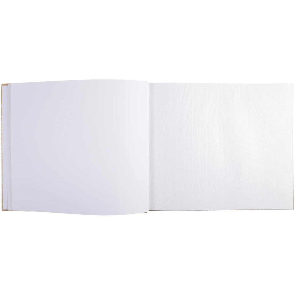 Exacompta Kraft Floral Motif Design Photo Book Album with Screws 40 Pages 160 Photos Image 4