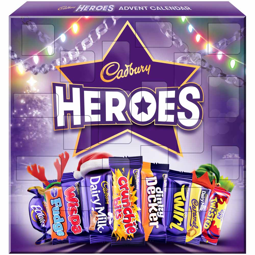 Cadbury Heroes Advent Calendar 230g Image 1