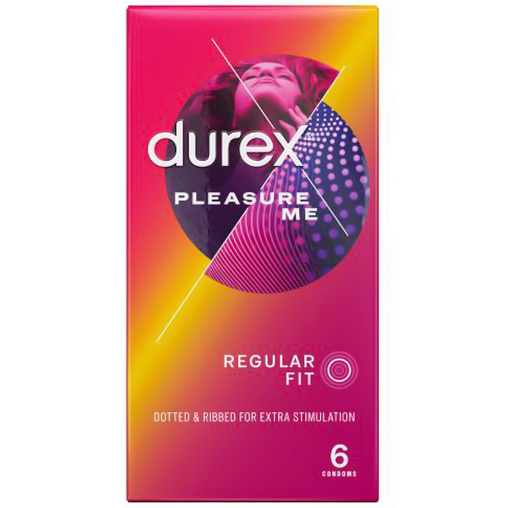 durex Pleasure Me Condoms Pack of 6 Image