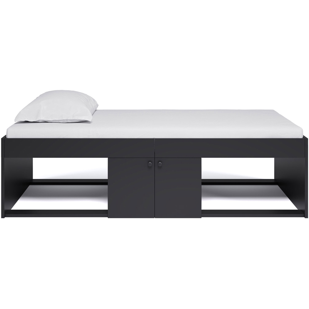 Kudl Single Black Low Cabin Bed Image 3
