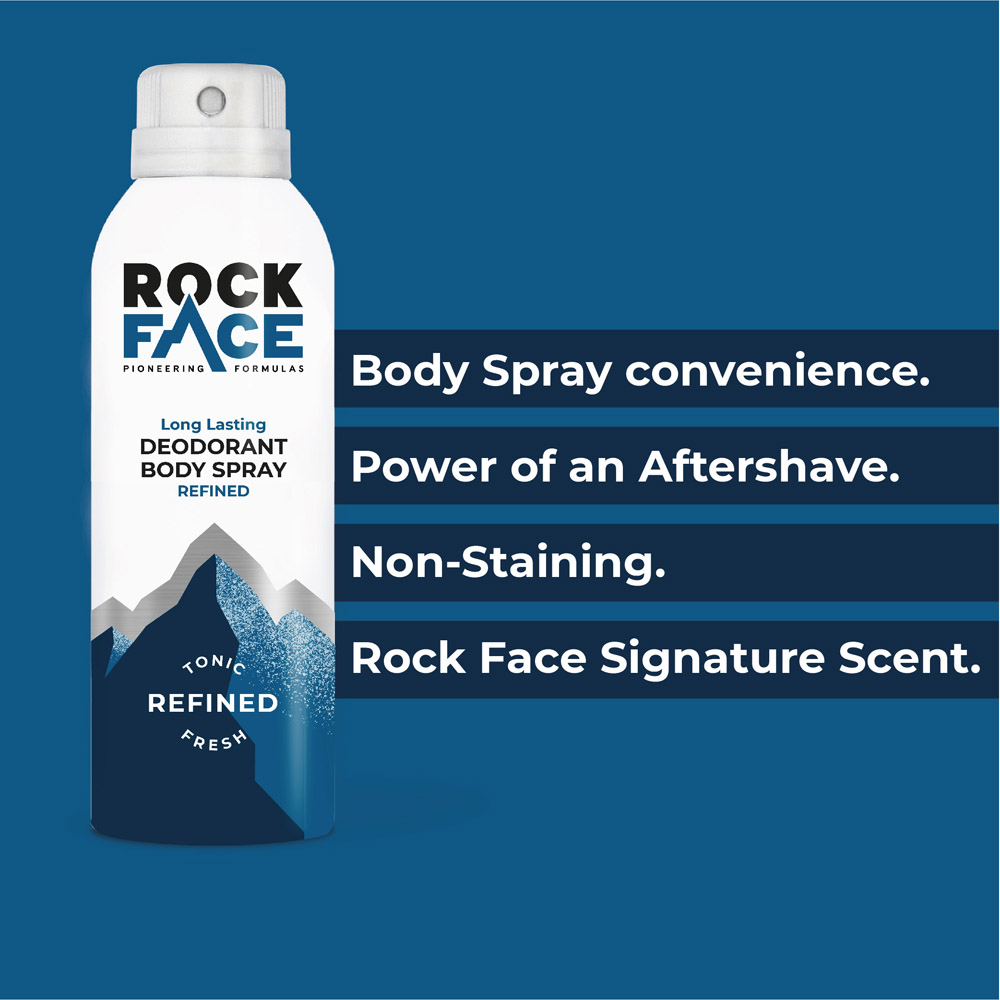 Rock Face Deodorant Body Spray 200ml Image 2