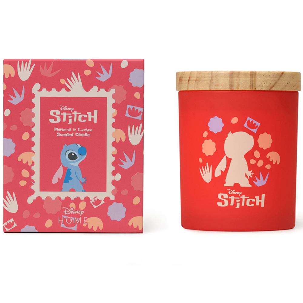 Disney Stitch Plumeria and Lychee Scented Candle 195g Image 4