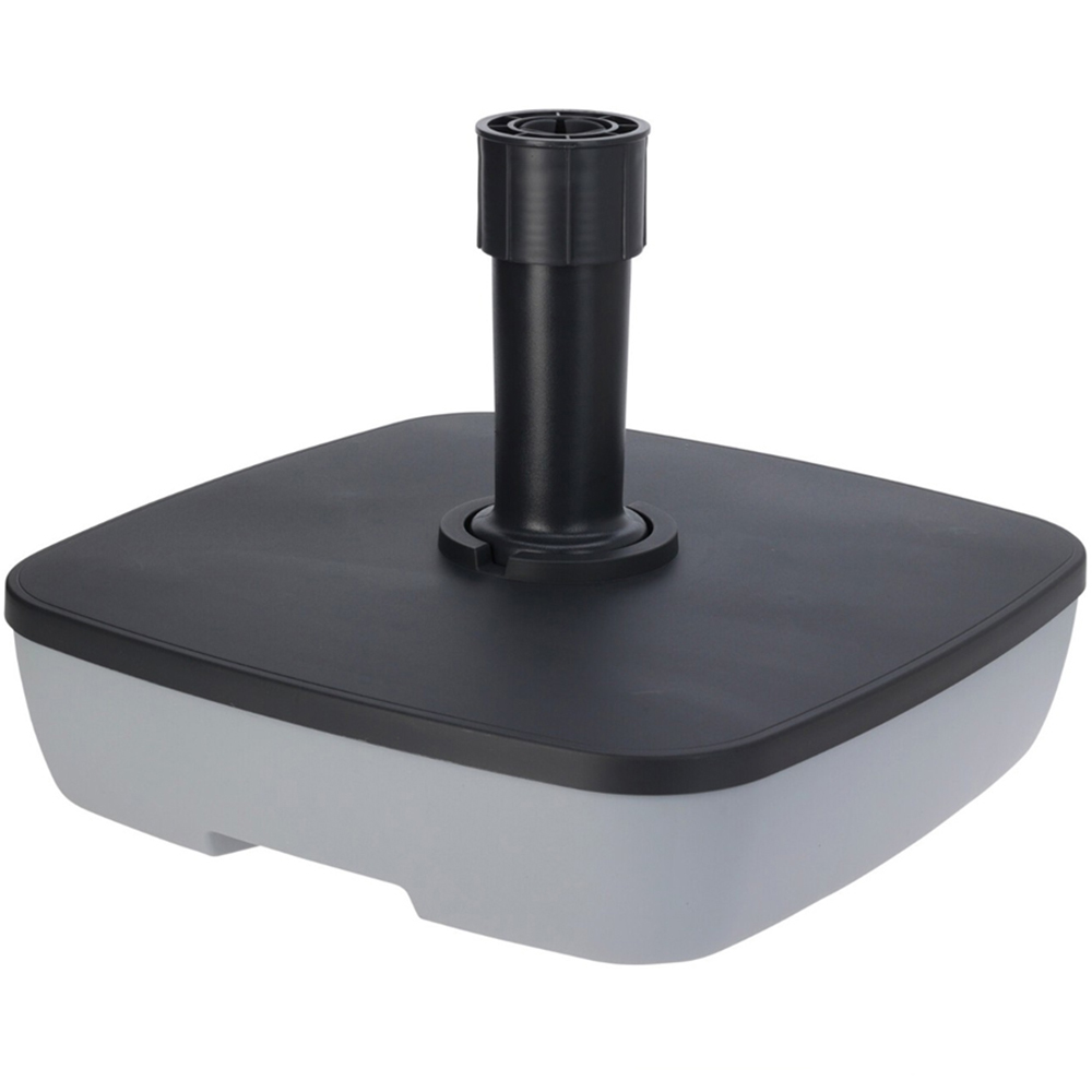Jack Stonehouse Grey Water and Sand Fillable Parasol Base with Rollers Image 1