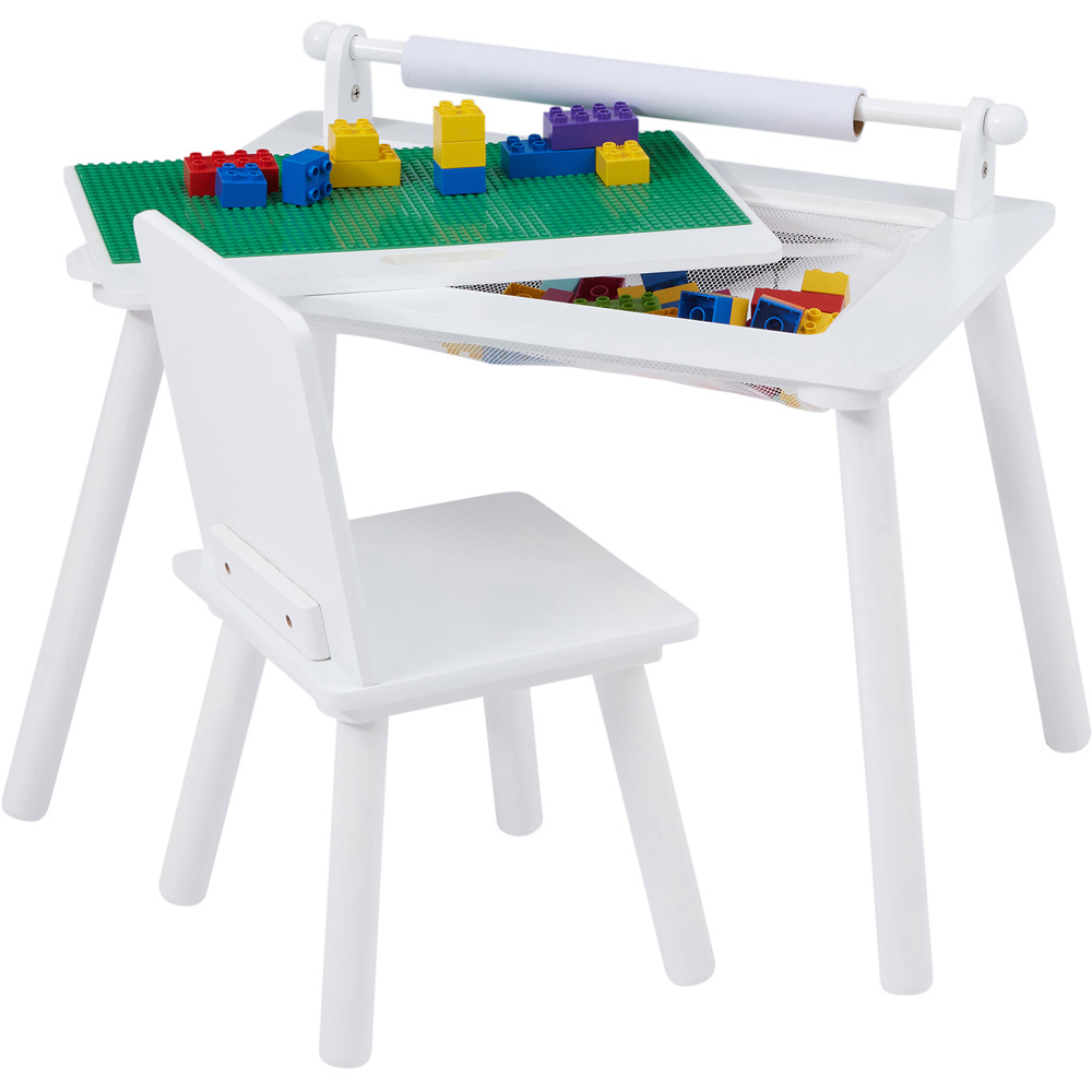 Liberty House Toys Kids White Writing Activity Table Image 3