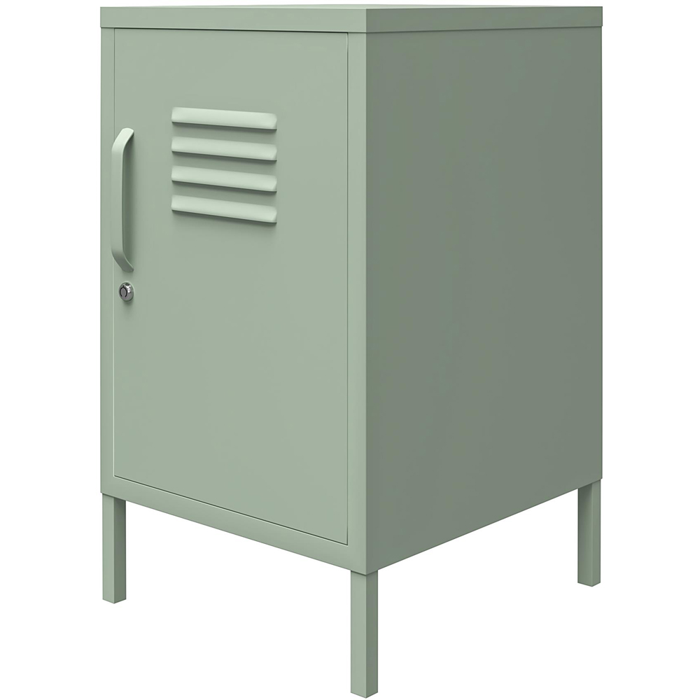 Dorel Mission District Pastel Green Metal Locker End Table Image 5