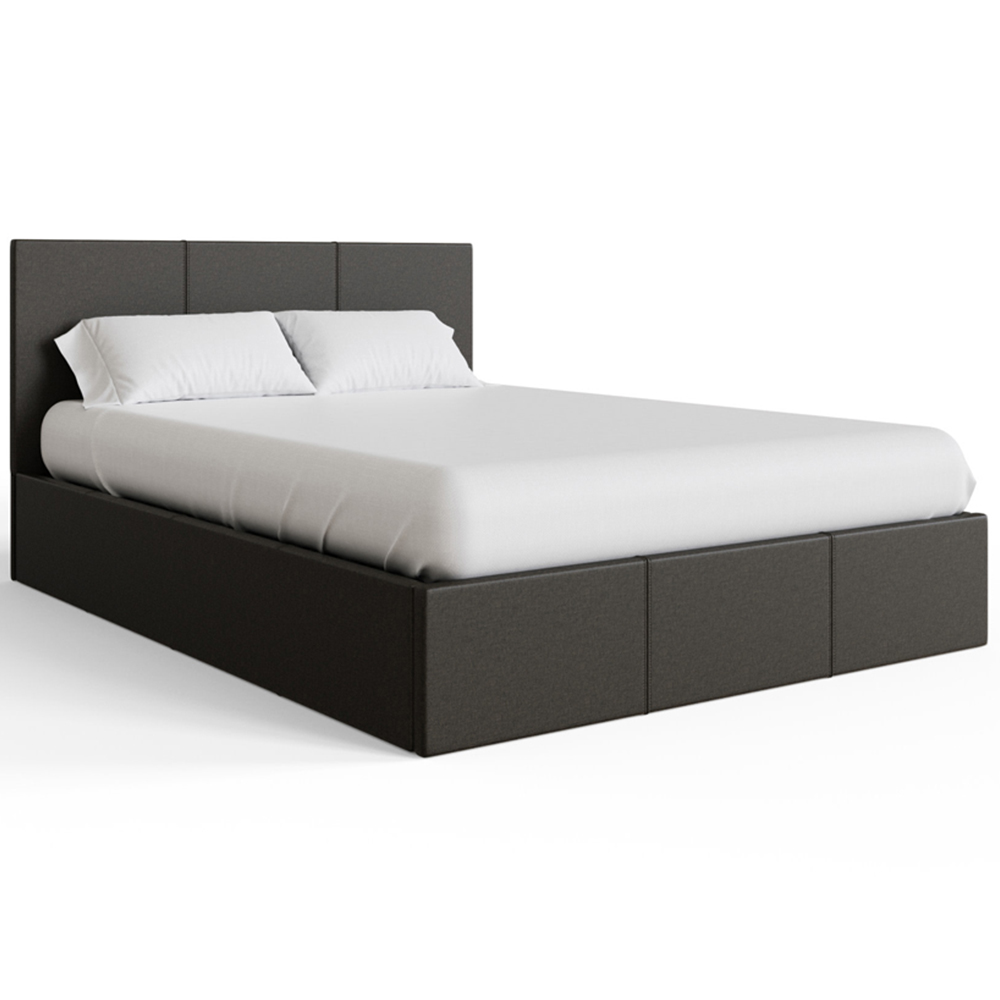 GFW King Size Grey End Lift Ottoman Bed Image 3