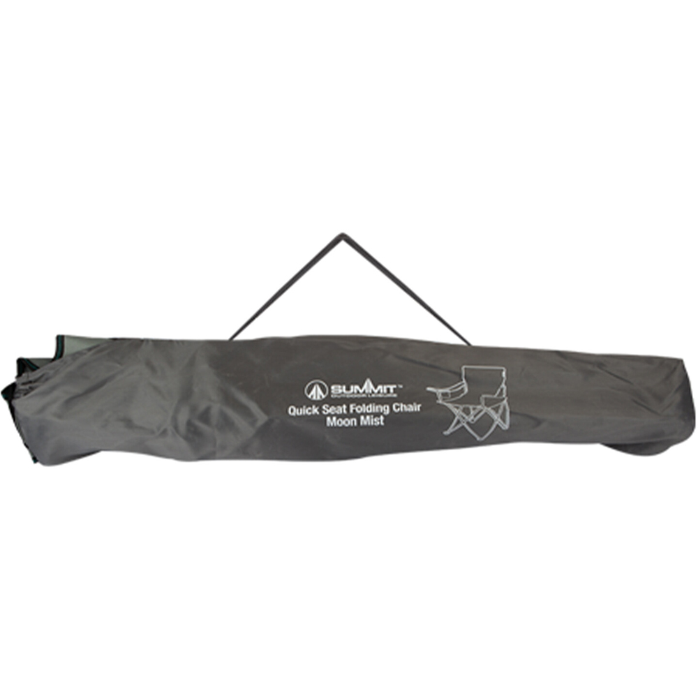 Summit Quickseat Folding Chair with Carry Bag Moon Mist Grey Image 4