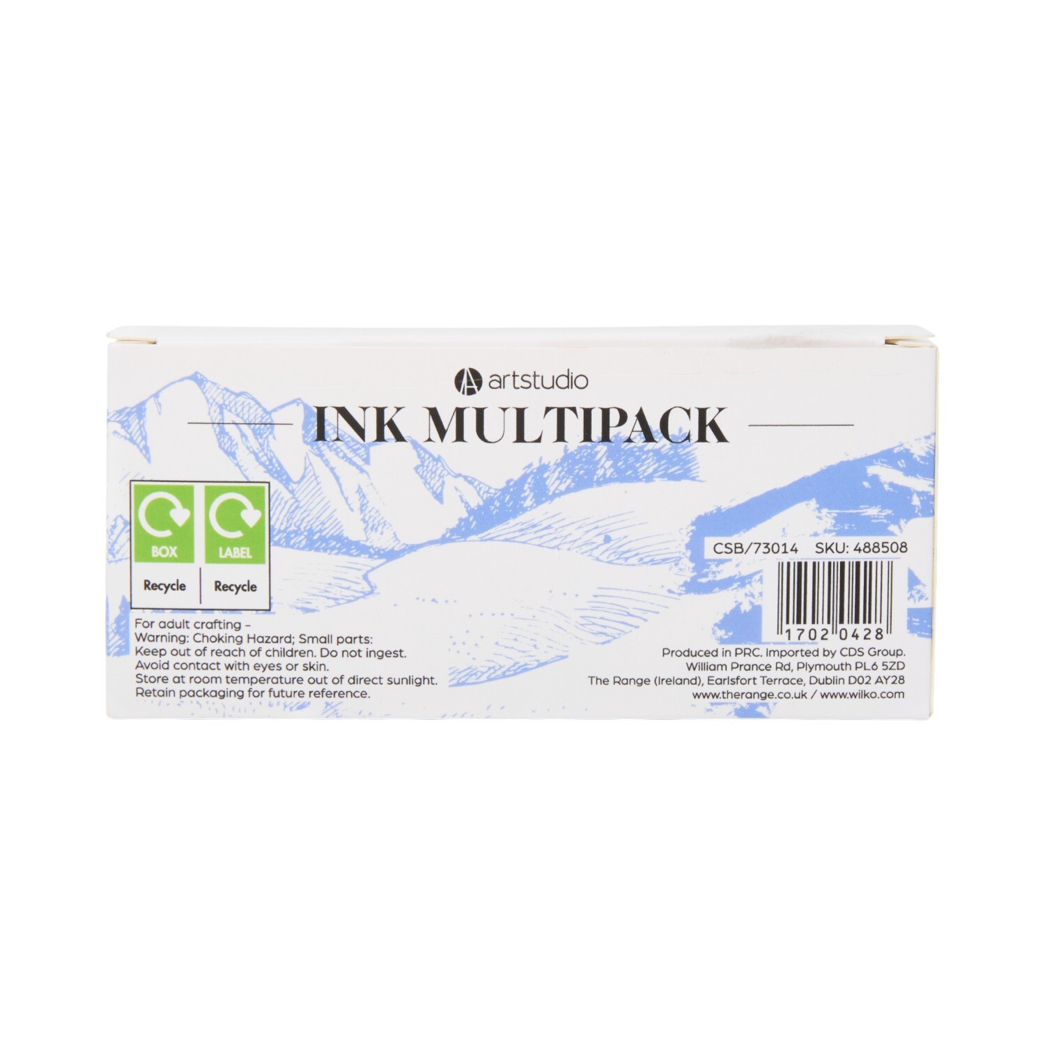 Pack of 3 Black Ink Pots Image 2