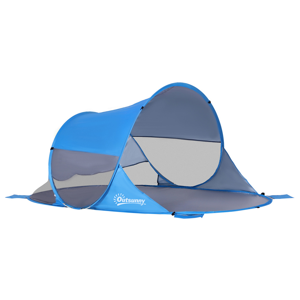 Outsunny Blue Pop-Up Portable Tent Image 1