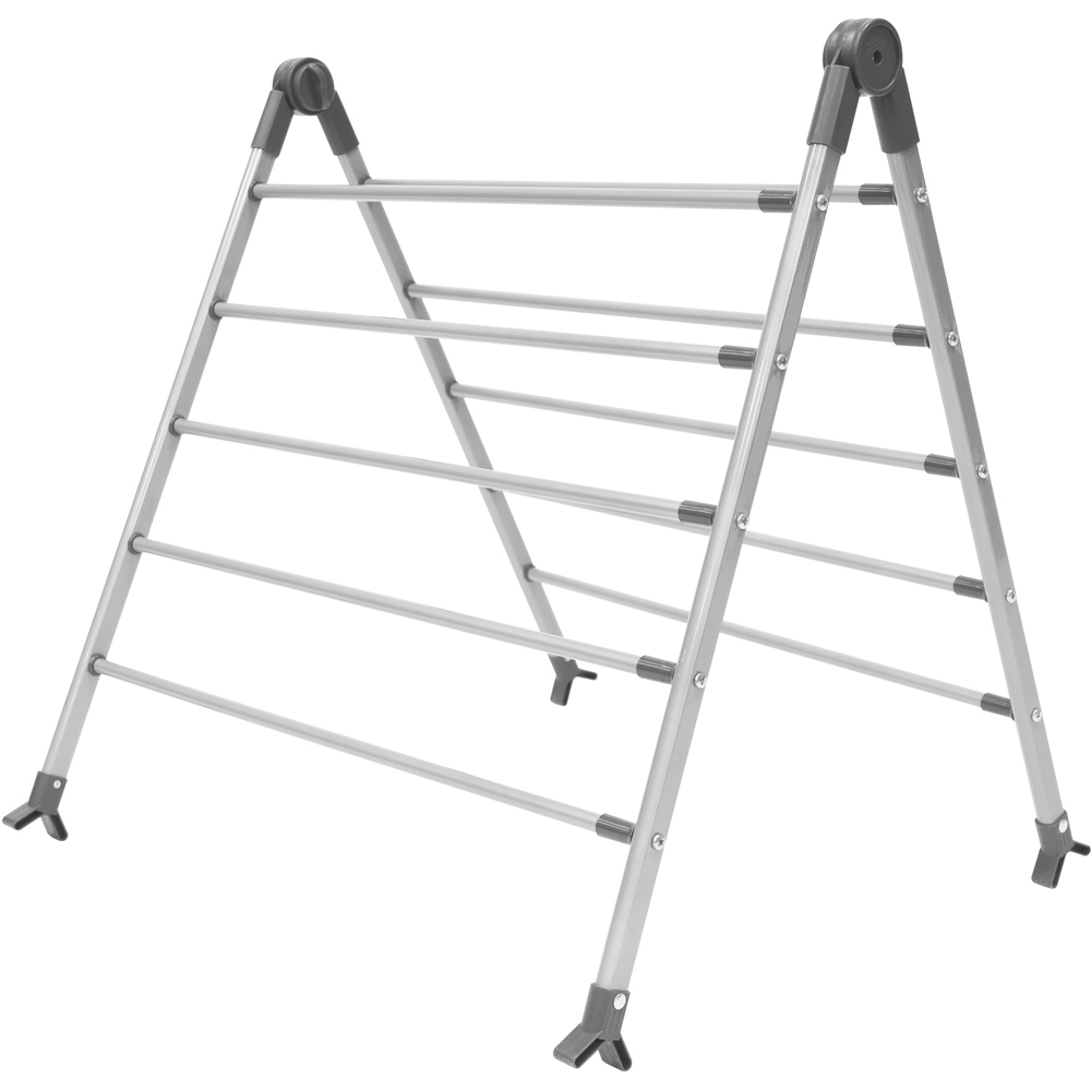 BLACK+DECKER Grey Over Bath Extendable Airer Image 1