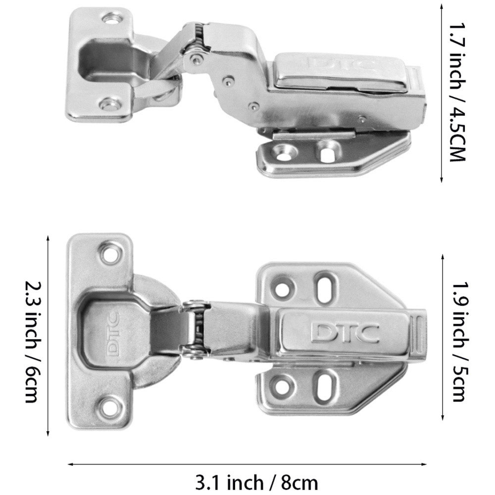 Living and Home 4.5cm Soft Close Concealed Cabinet Door Hinge 10 Pack Image 8