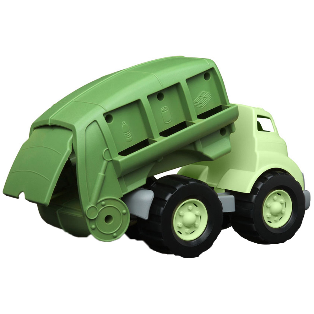 BigJigs Toys Green Toys Toy Recycling Truck Image 3