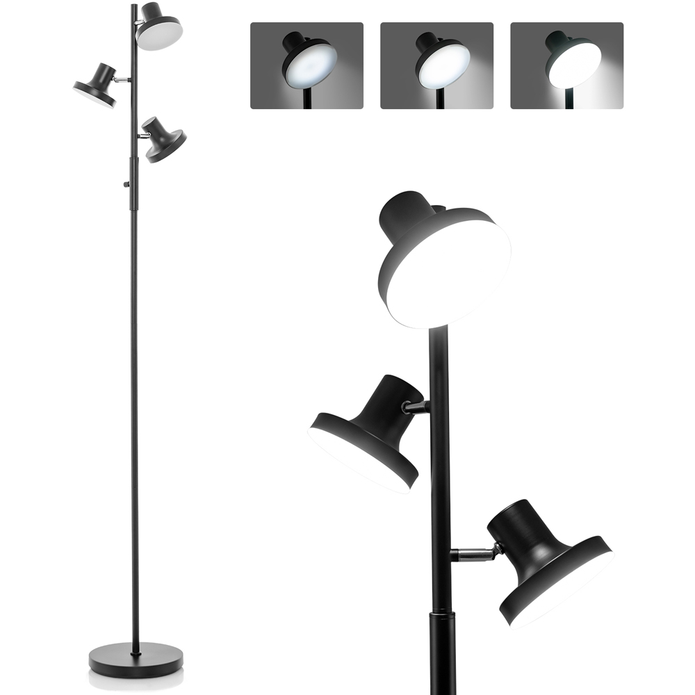 Costway 3 Way Adjustable LED Light Freestanding Tree Lamp Image 3