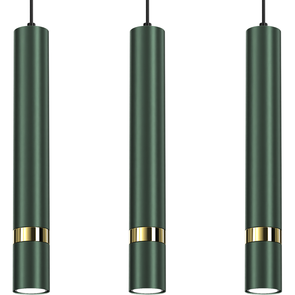 Milagro Joker Green 3 Pendant Lamp 230V Image 4