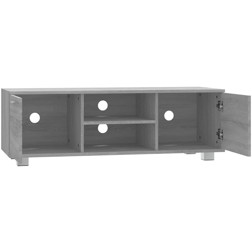 vidaXL 2 Door 2 Shelf Grey Sonoma TV Cabinet Image 5