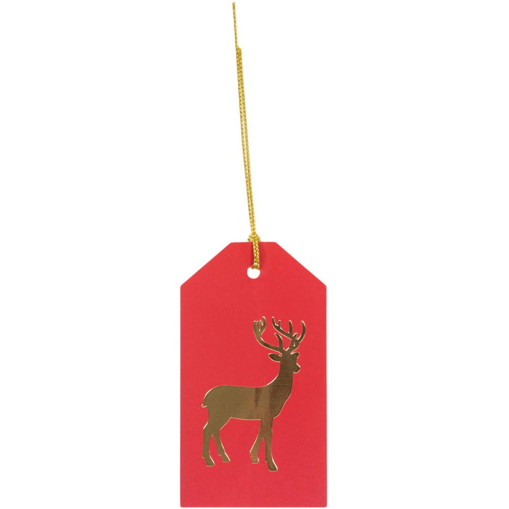 Pack of 12 Tartan Traditional Gift Tags Image 4