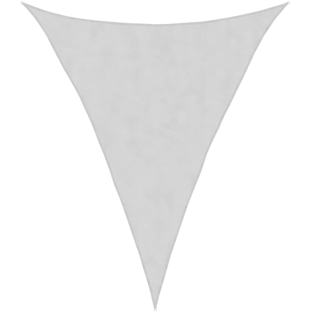 vidaXL Grey Triangular Sun Shade Sail 5 x 6 x 6m Image 1