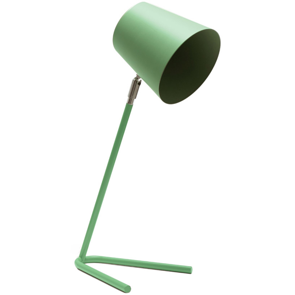 ValueLights Lark Sage Green Metal Reading LED Table Lamp Image 1