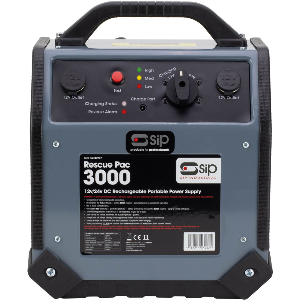 SIP Rescue Pac 3000 Battery Booster Image 3