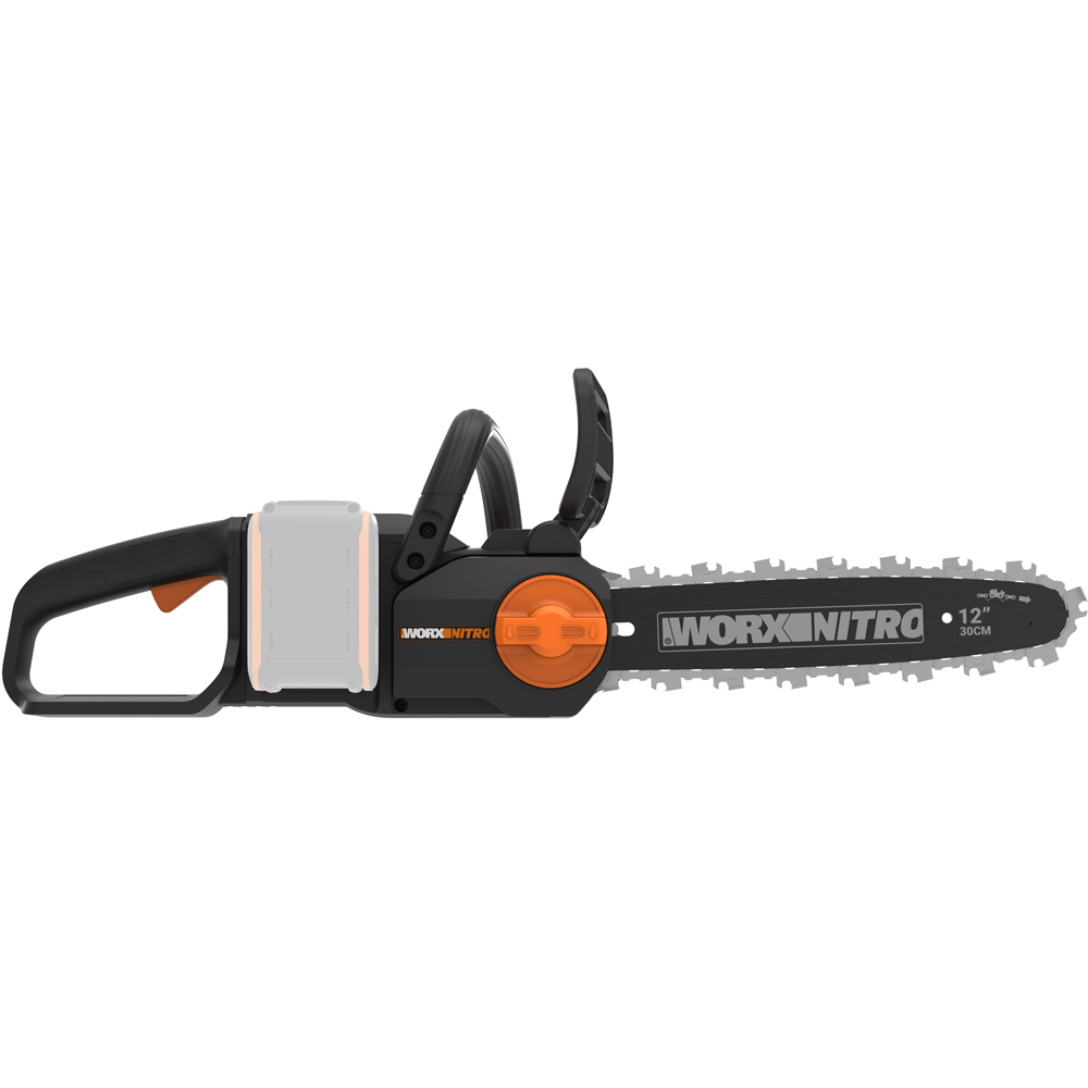 Worx Nitro WG350E.9 20V 30cm Cordless Brushless Chainsaw Image 3
