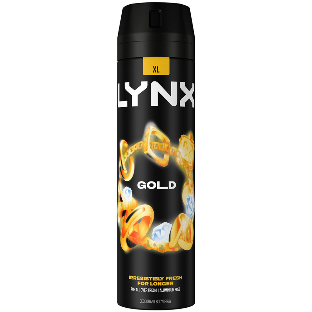 Lynx Gold Oud Wood and Fresh Vanilla 48H Protection Deodorant Body Spray 200ml 30 Pack Image 2