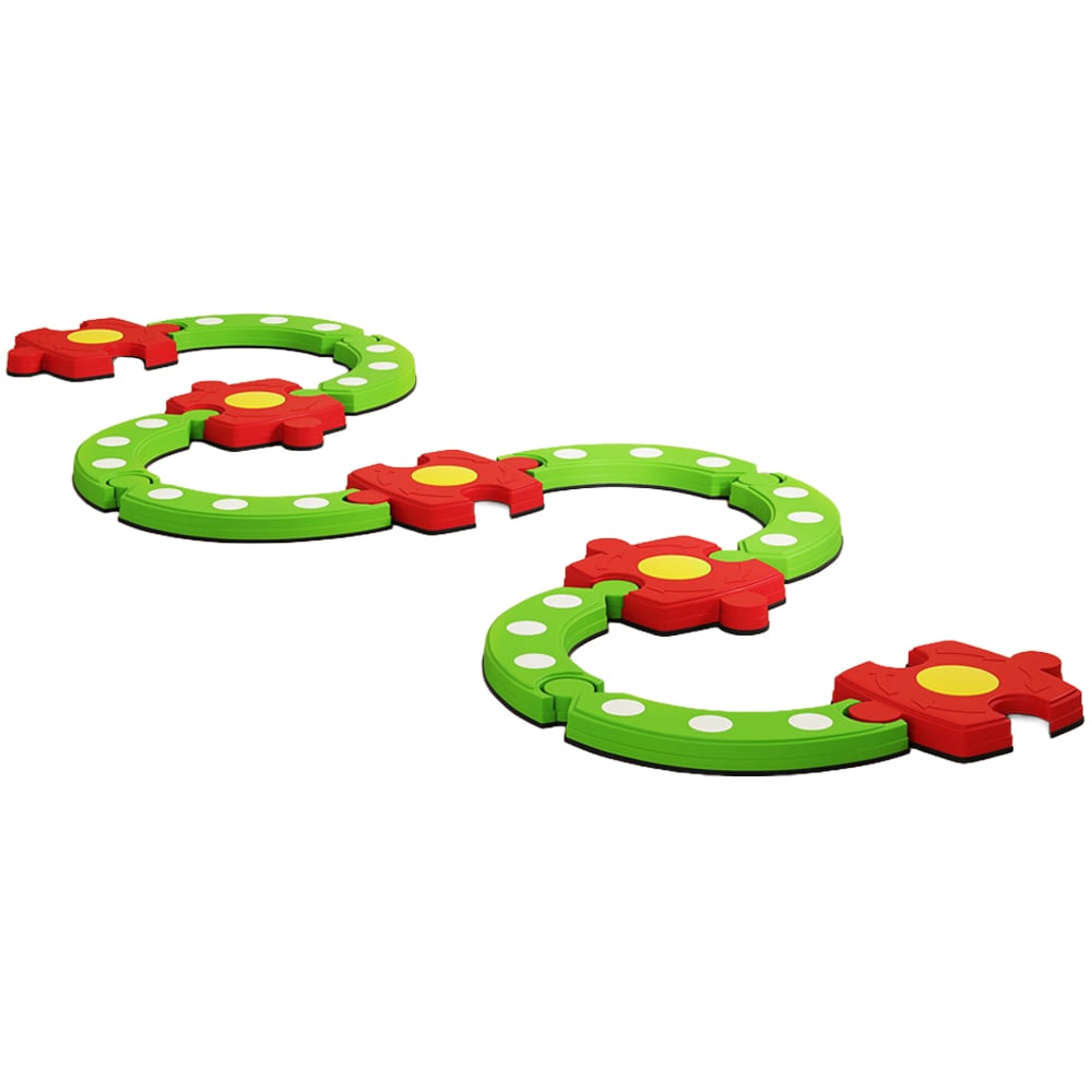 Tommy Toys Kids 13 Piece Green Balance Beam Stepping Stones Sensory Toy Image 1