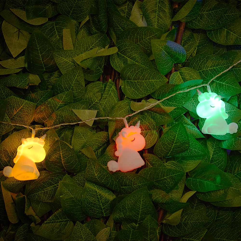 Wilko 10 Bulb Solar Unicorn Lights Image