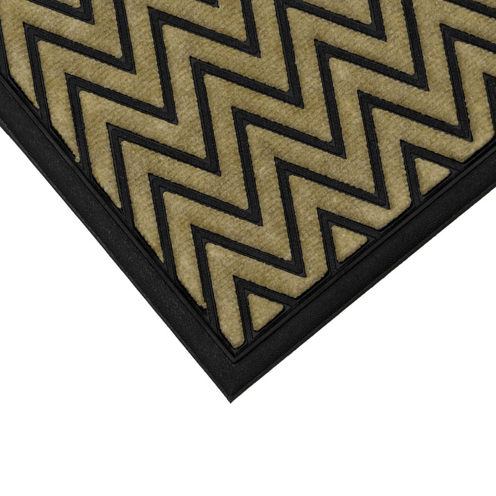 JVL Vienna Zigzag Scraper Doormat 60 x 90cm Image 3