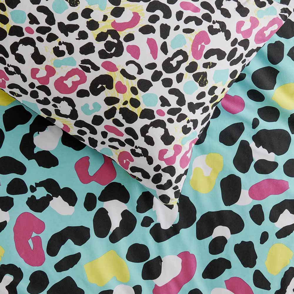 Wilko Single Leopard Print Reversible Duvet Set Image 6