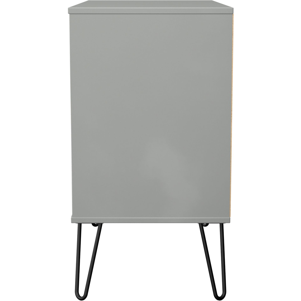 Crowndale Harlequin 3 Drawer Dusk Grey Chest of Drawers Ready Assembled Image 4