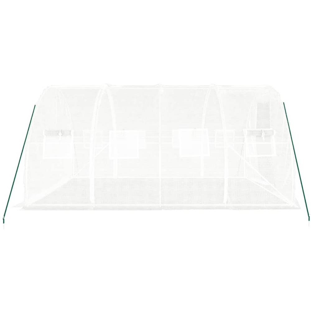 vidaXL White 9.8 x 13ft Greenhouse Image 4