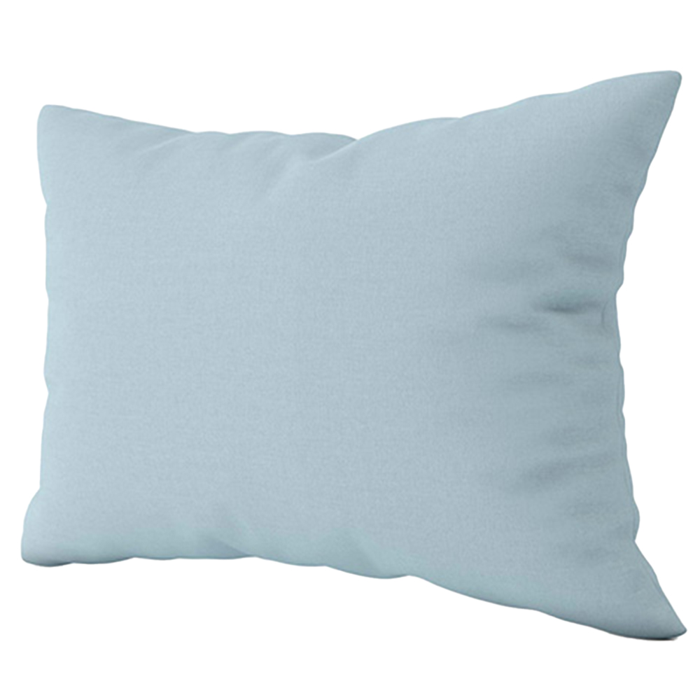 Serene Blue Brushed Cotton Pillowcases 2 Pack Image 2