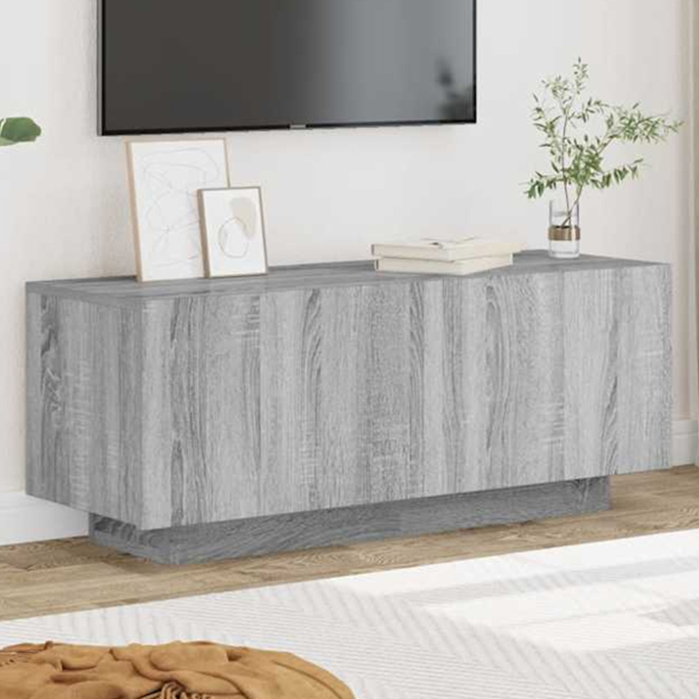 vidaXL 2 Door Grey Sonoma TV Cabinet Image 1