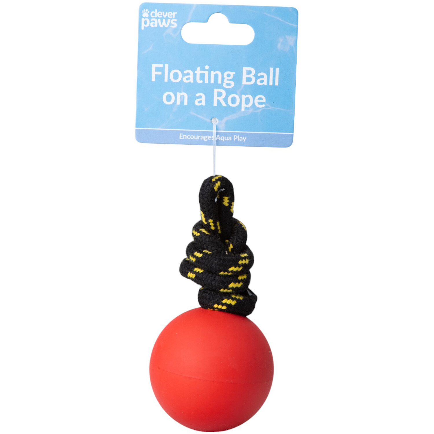 Rubber Ball on a Rope Dog Toy Image 3