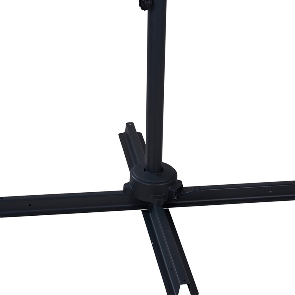 Jack Stonehouse Light Grey Crank and Tilt Roma Parasol 3m Image 3