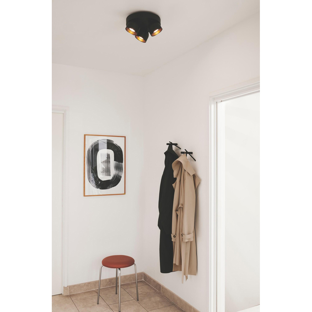 Nordlux Pitcher GU10 3-Rondel Black Spotlight Image 2