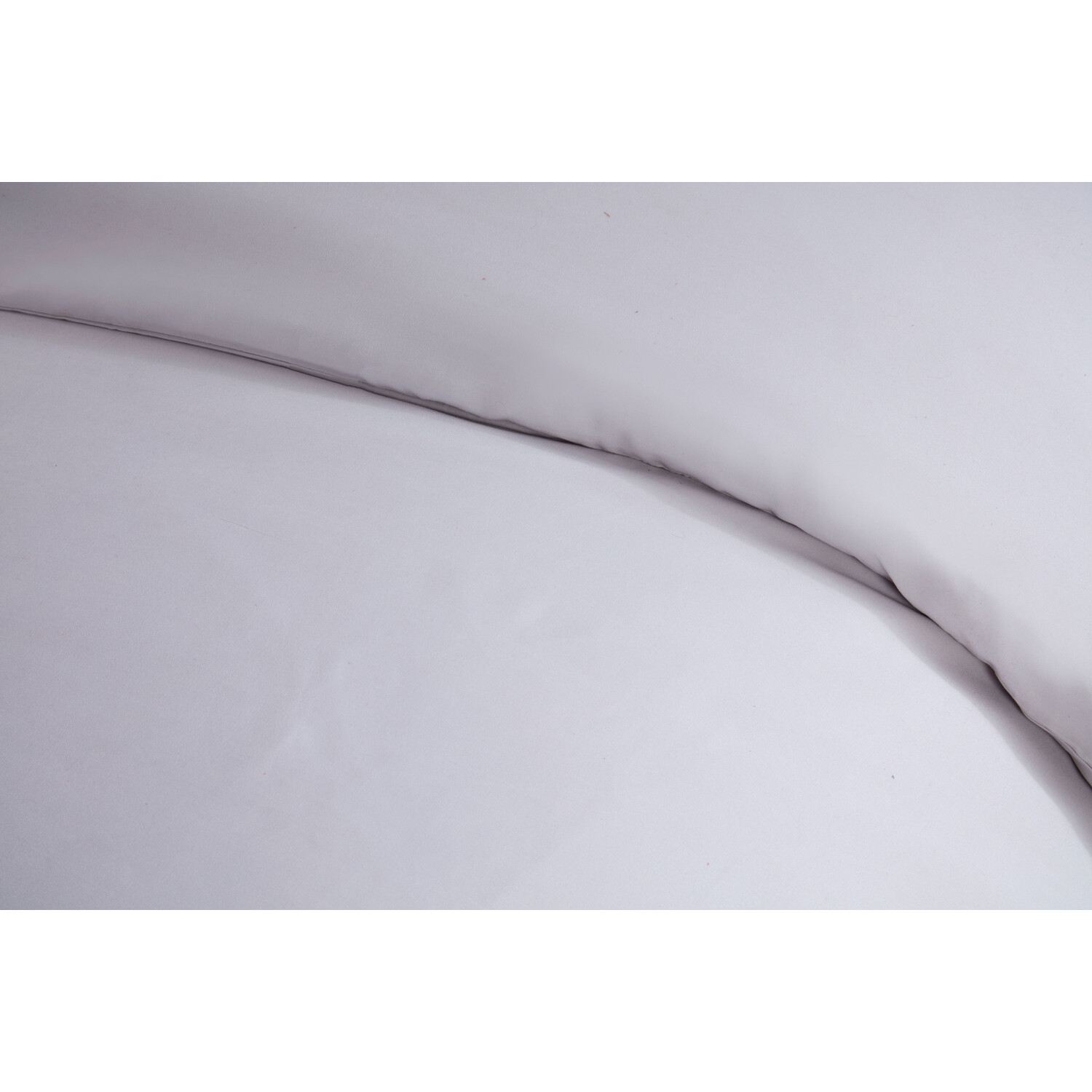 My Home Moda Tied Duvet Cover and Pillowcase Set  - Silver / Single Image 4