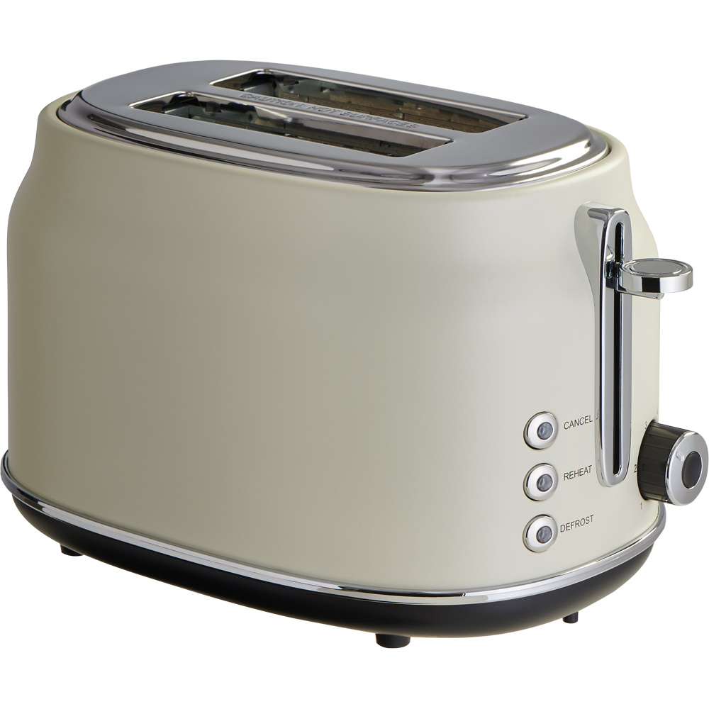 Wilko Matt Cream 2Slice Toaster Wilko