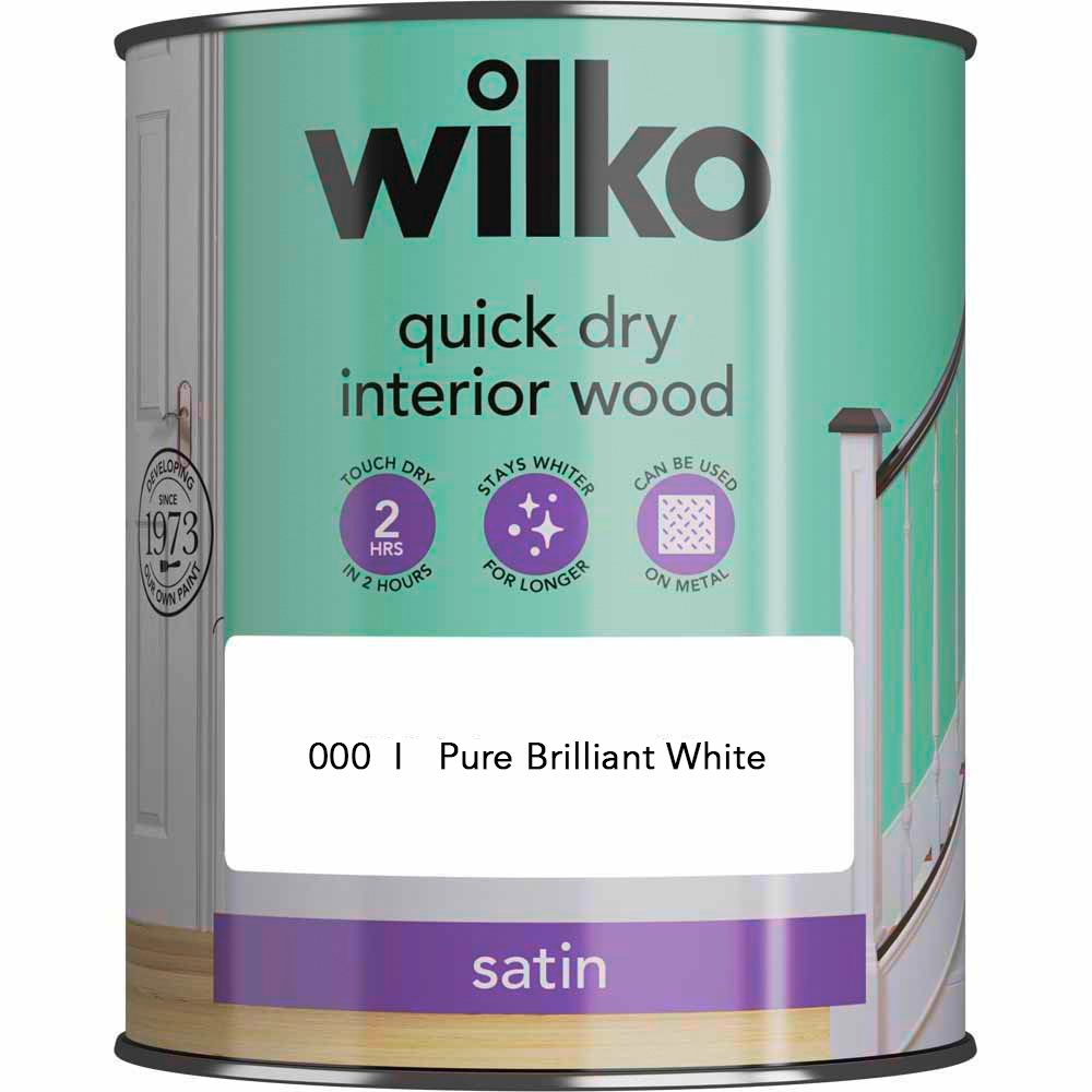 Wilko One Room Grey Whisper and Pure Brilliant White Paint Bundle Image 2