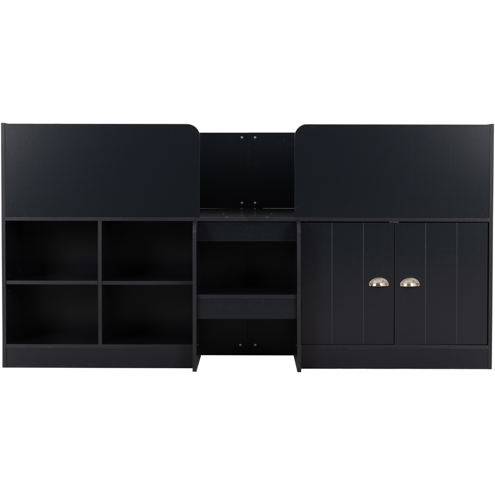 Seconique Orlando Single Sleeper Dark Grey Low Sleeper Bed with Storage Image 5