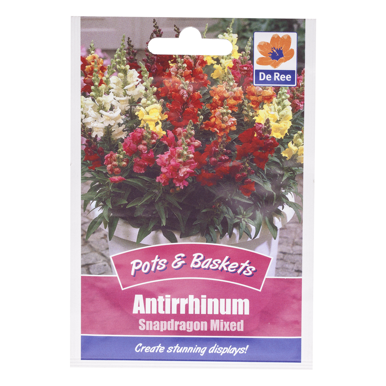 Antirrhinum Snapdragon Mixed Seed Packet Image