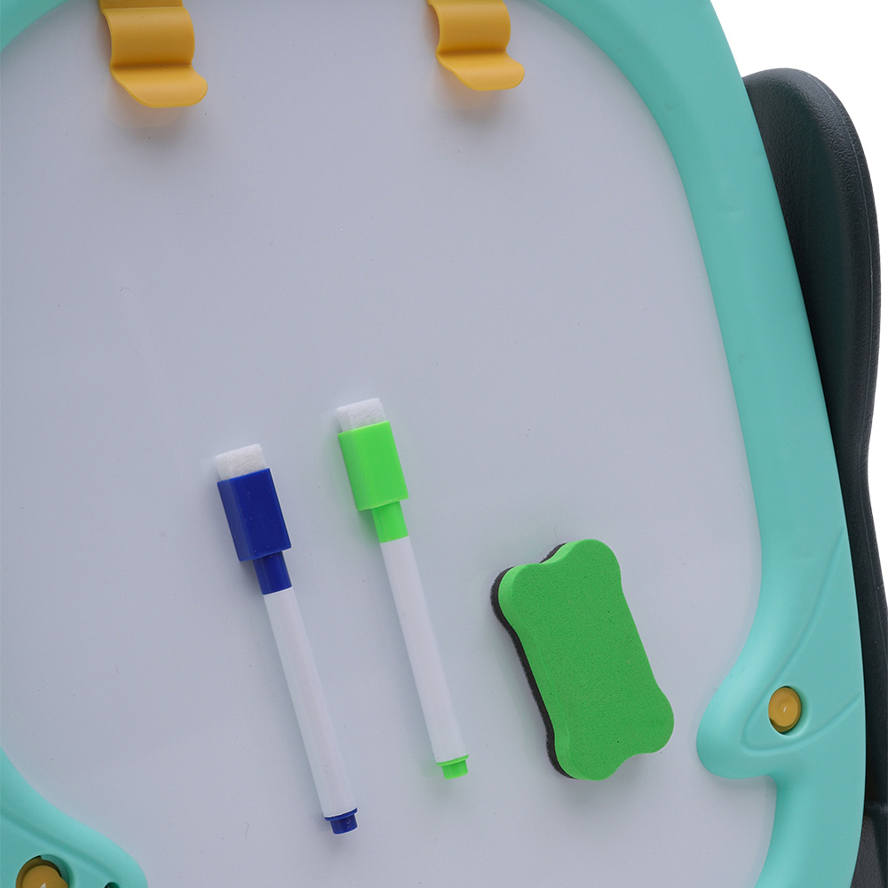 Living and Home Double Sided Adjustable Drawing Magnetic Easel with Board Games 68cm Image 5