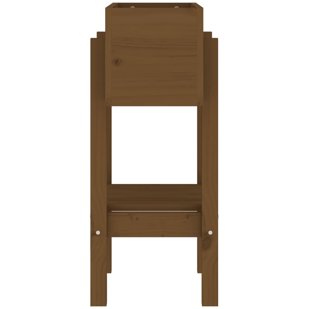 vidaXL Honey Brown Solid Wood Garden Planter 62 x 30 x 39cm Image 4