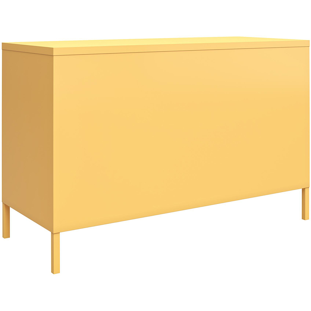 Novogratz Cache 2 Door 2 Shelf Yellow Metal Locker Accent Cabinet Image 5