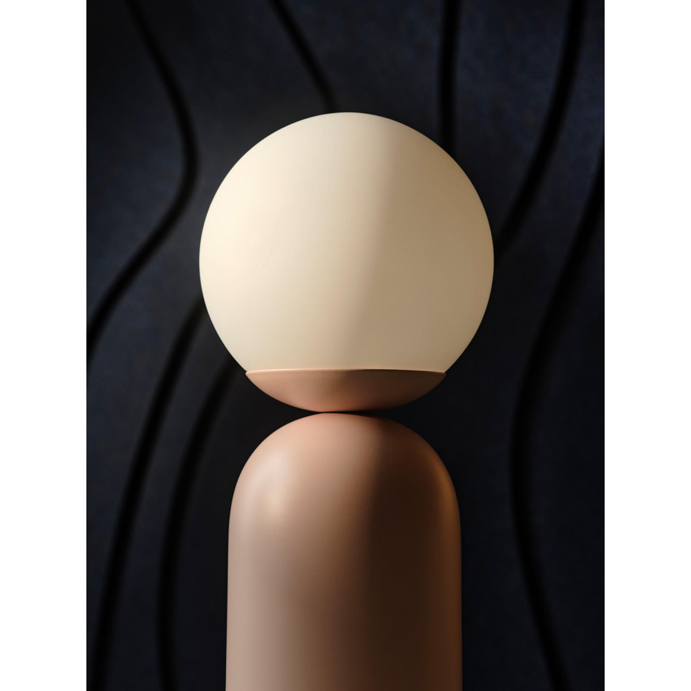 Nordlux Notti Dusty Rose Opal Glass Shade Table Lamp Image 7