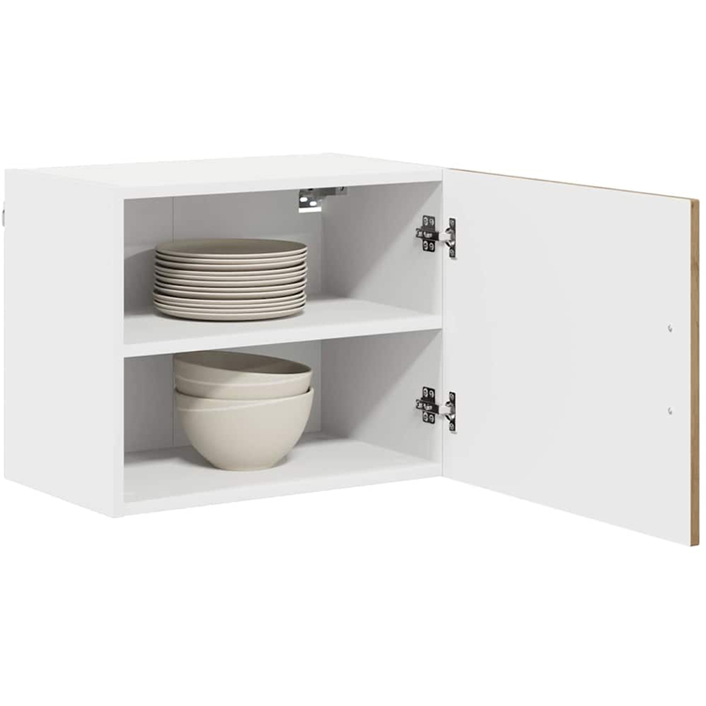 vidaXL Kalmar Single Door Artisan Oak Wall Mounted Wide Kitchen Cabinet Set of 2 Image 3