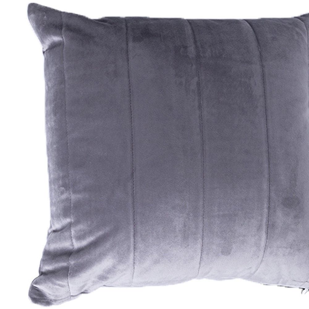 Serene Verona Charcoal Cushion 40 x 40cm Image 2